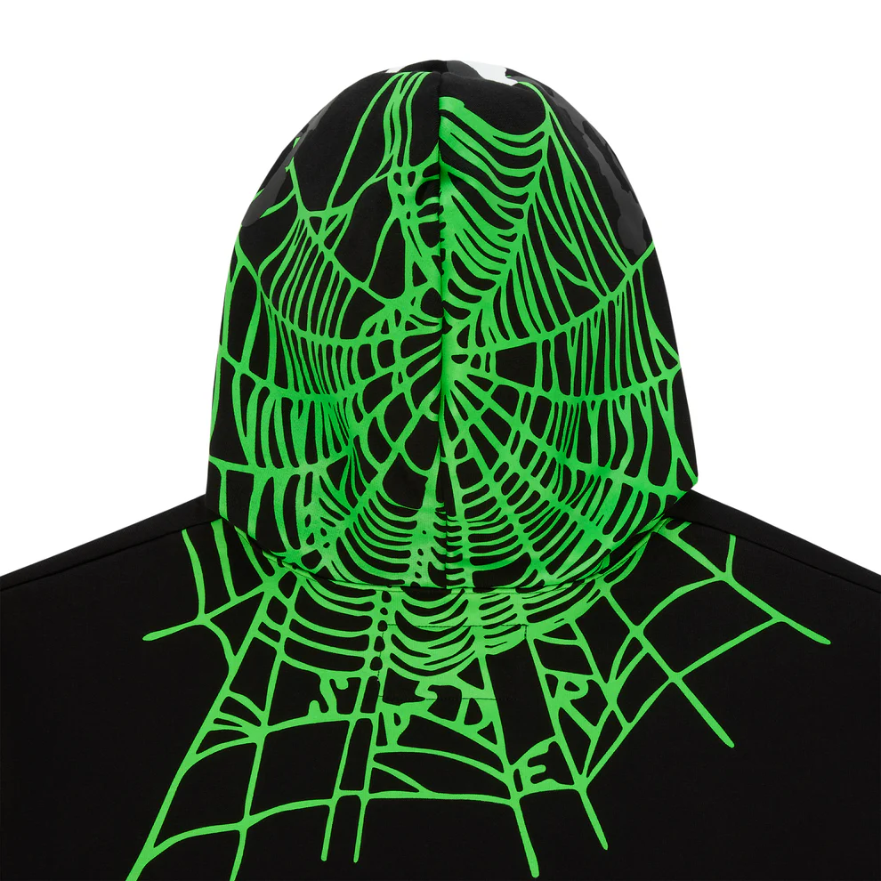 Black Spider Heavy Web Hoodie