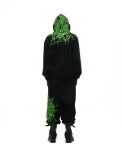 Black Spider Heavy Web Hoodies