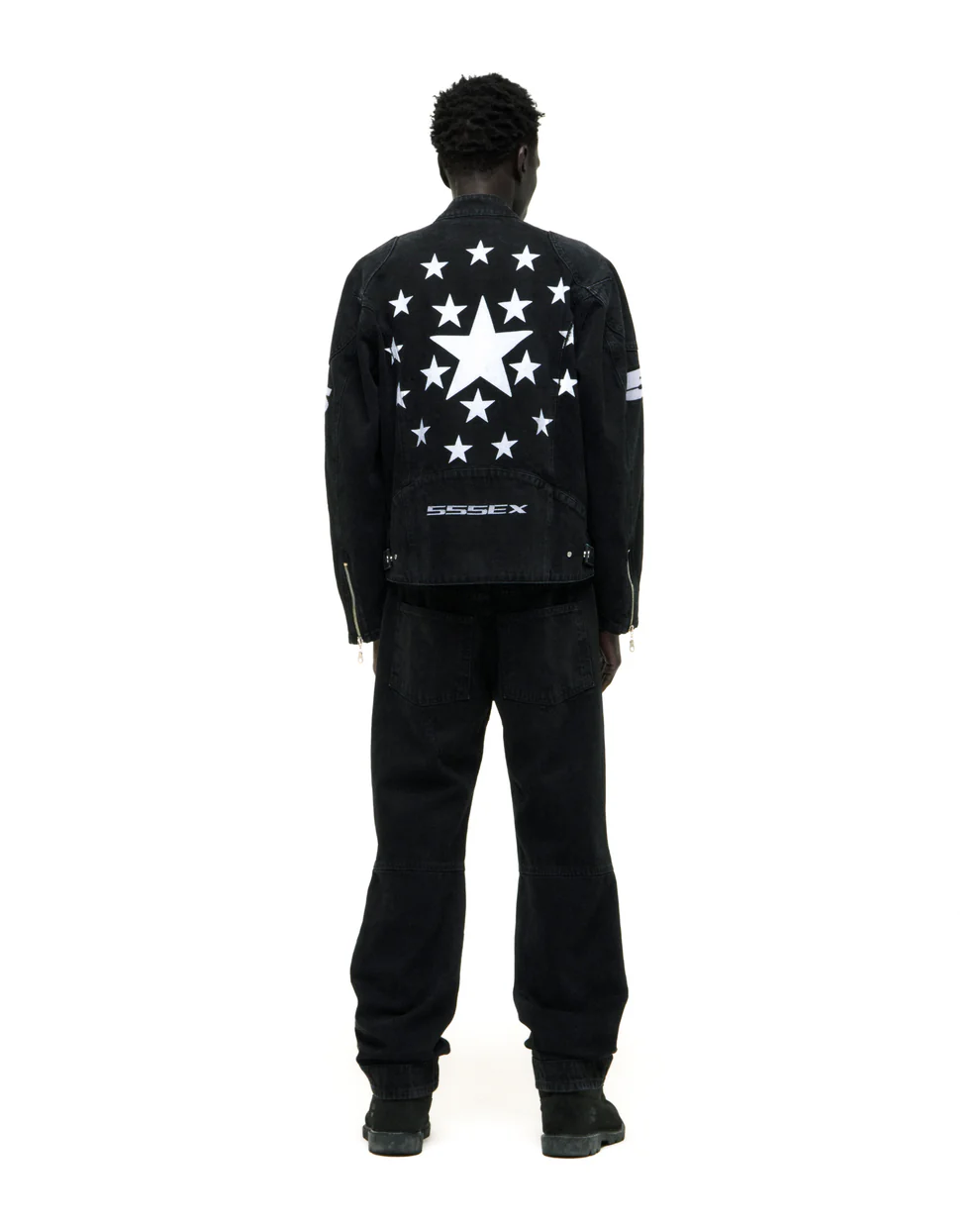 Black Spider Motorsport Denim Jacket