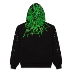 Sp5der Heavy Web Black Hoodie