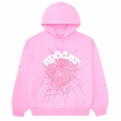 Sp5der-OG-Web-Hoodie-Pink