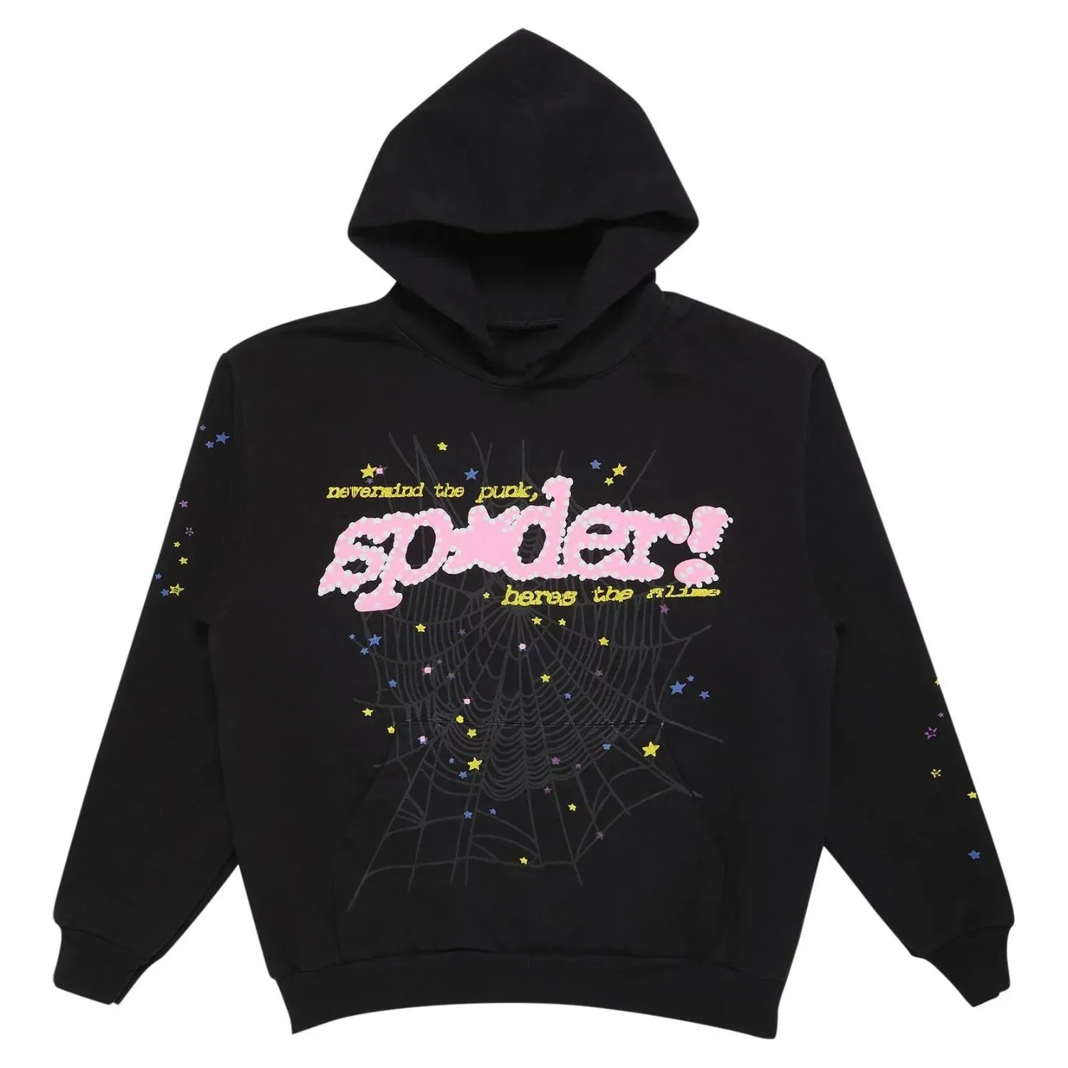 Sp5der-PNK-Hoodie-Black-V2
