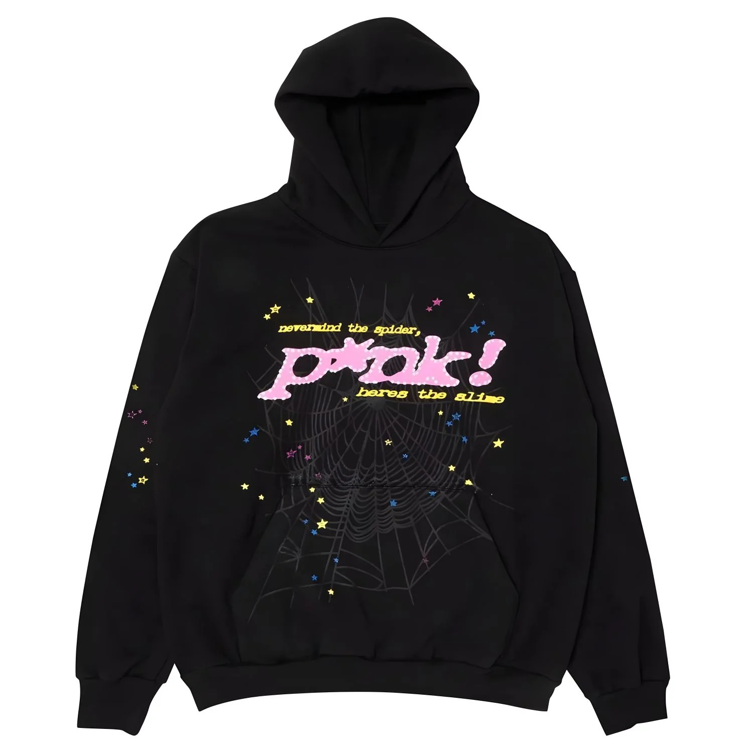 Sp5der-PUNK-Hoodie-Black