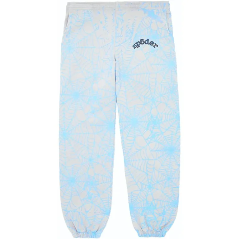 Spider AOP Web Heather Grey Sweatpants