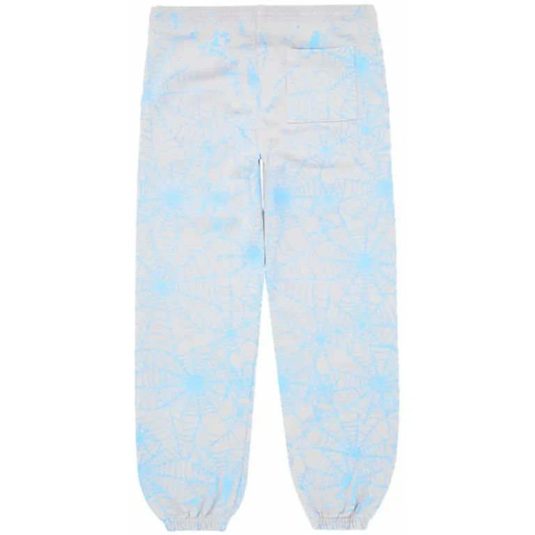Spider AOP Web Sweatpants Heather Grey