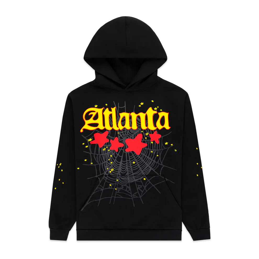 Spider ATLANTA Black Hoodie