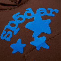 Spider BELUGA Brown cotton Hoodie