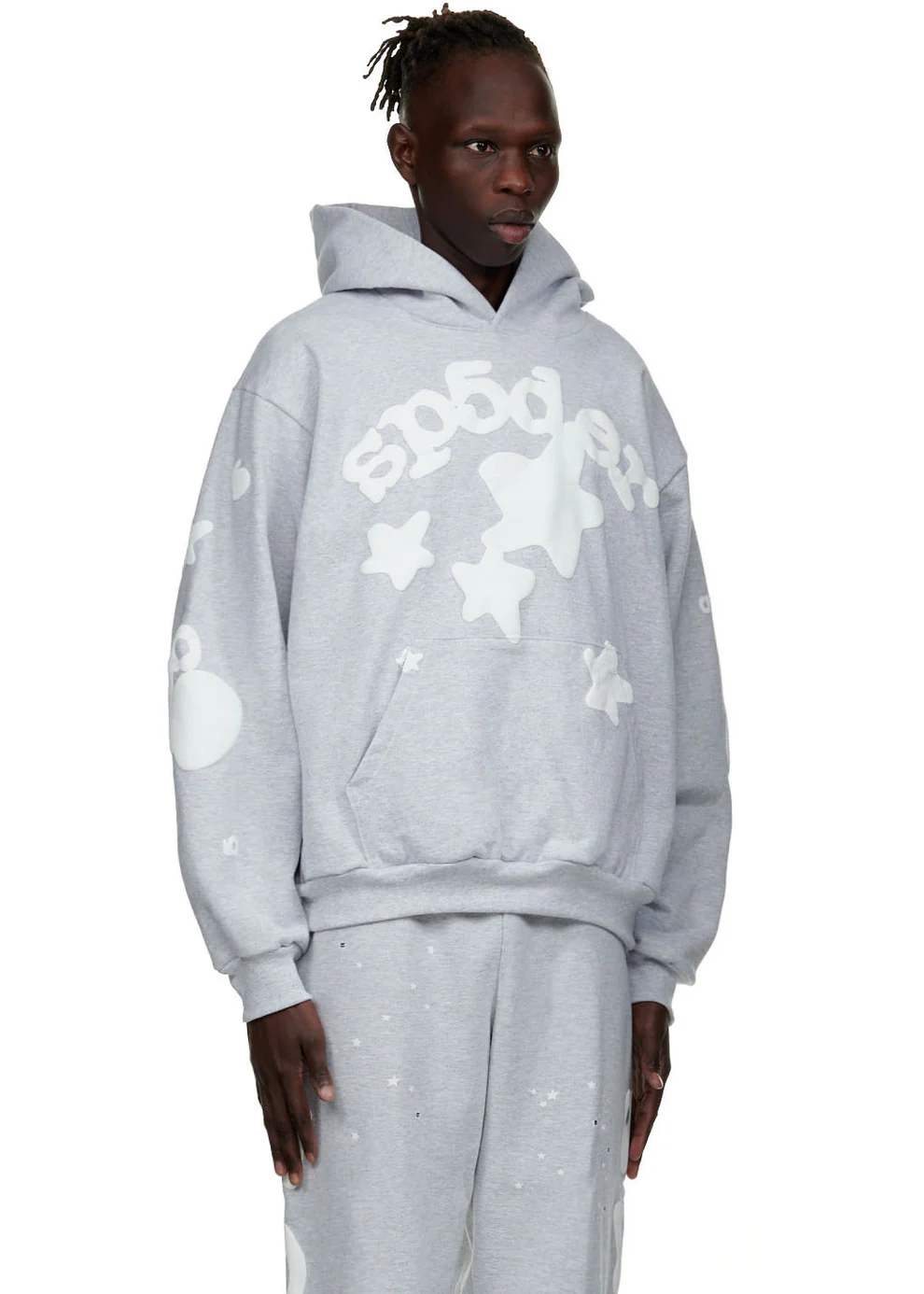 Spider Beluga Grey Hoodie