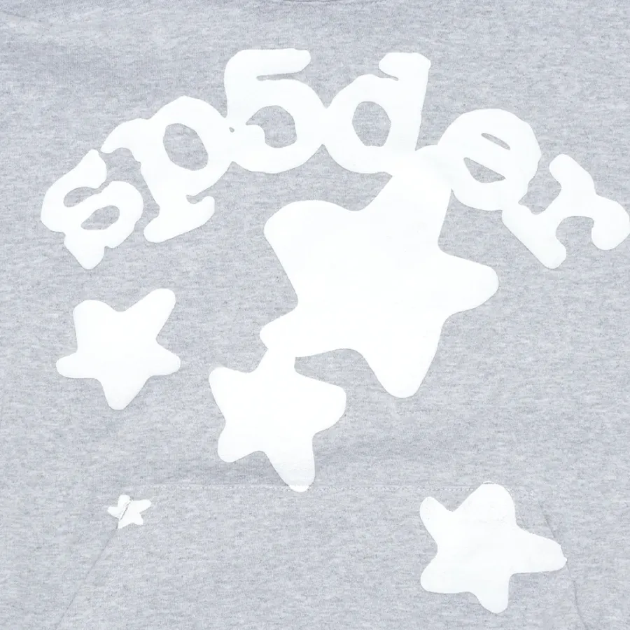 Spider Beluga Heather Grey Hoodies
