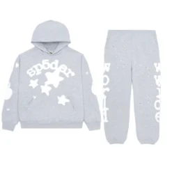 Spider Beluga Heather Grey Tracksuit
