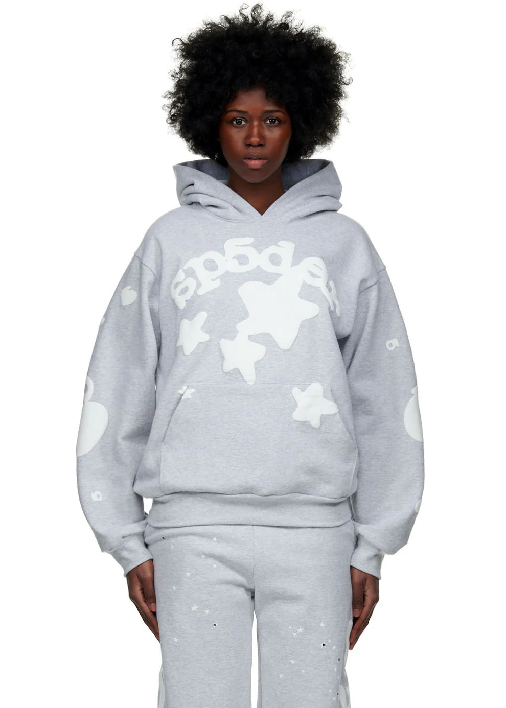 Spider Beluga Hoodie Heather Grey