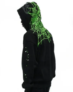 Spider Black Heavy Hoodie