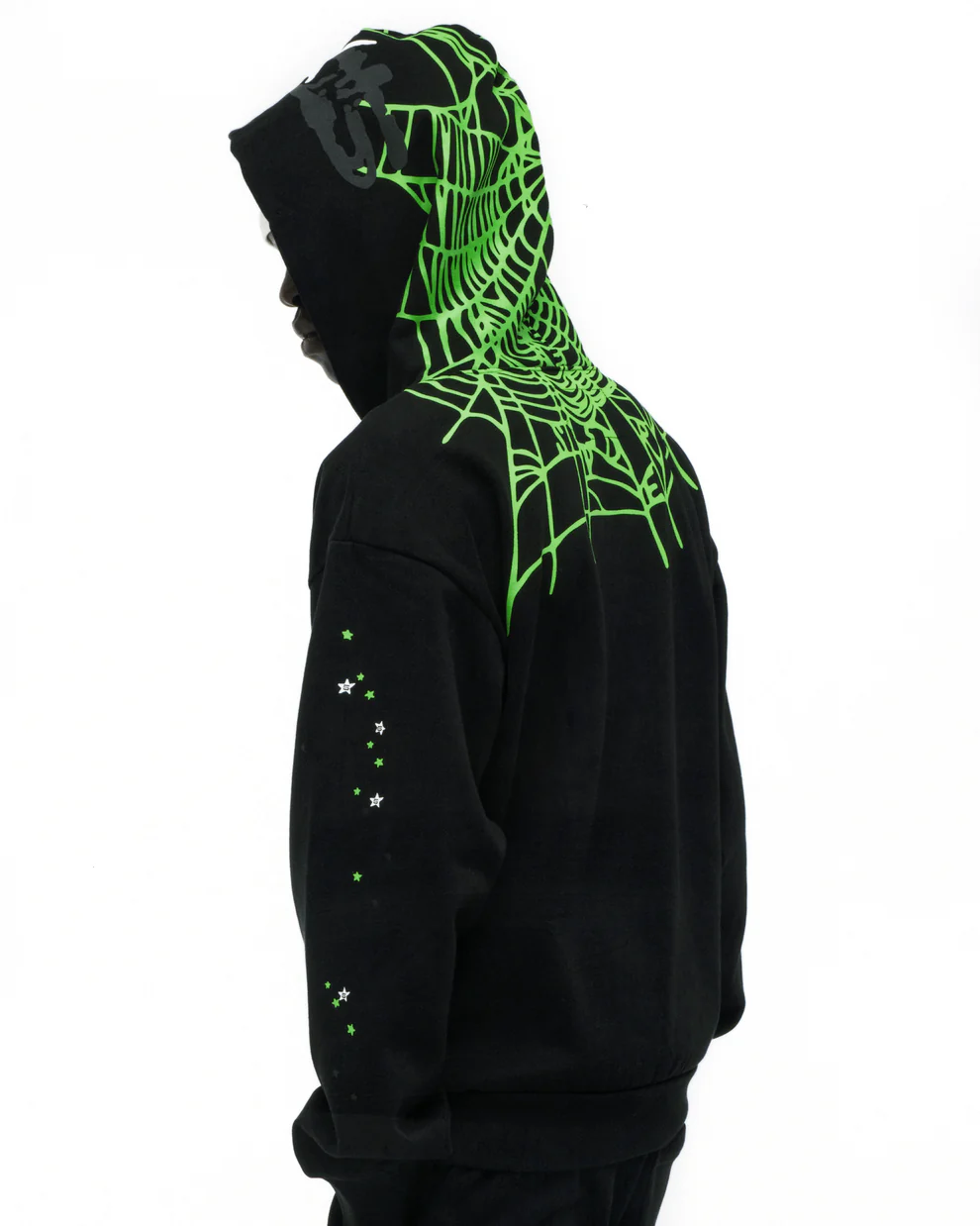 Spider Black Heavy Hoodie