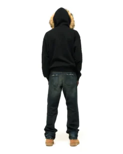 Spider Garibaldi Zip-up Black Jacket Back