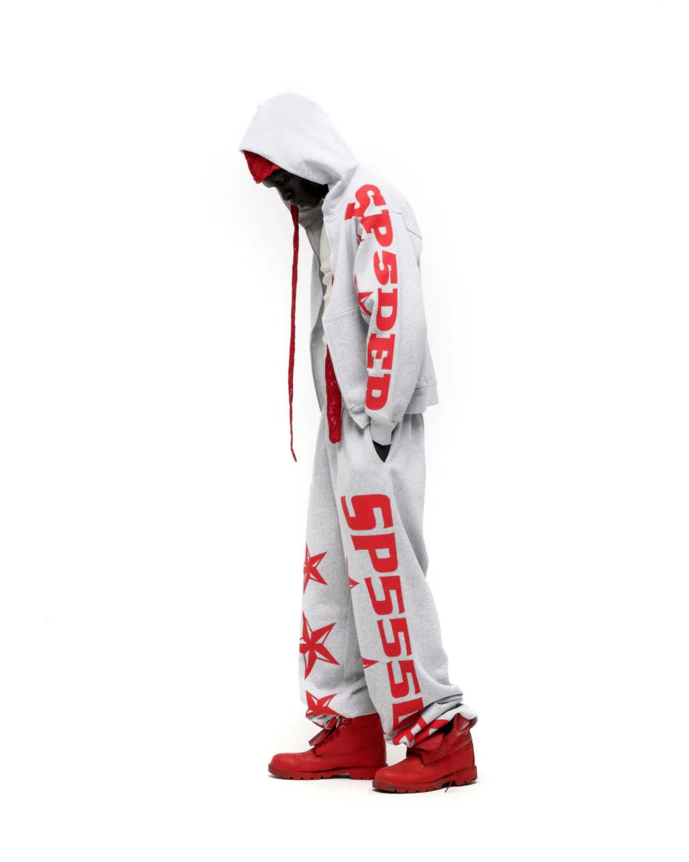 Spider Grey MX555 Zip-up Hoodie