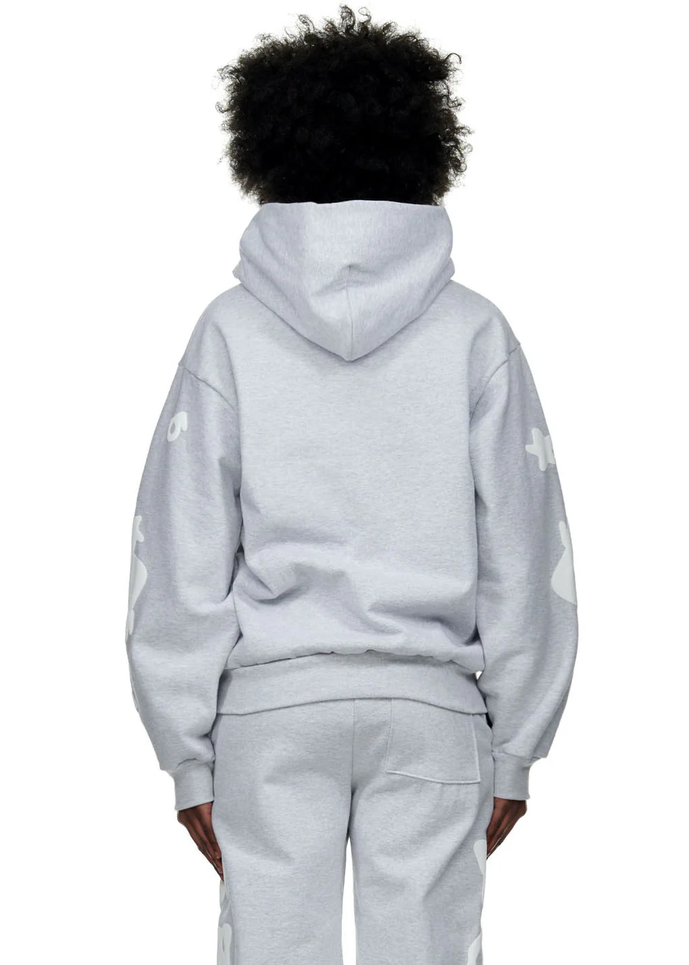 Spider Heather Grey Beluga Hoodie