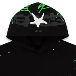 Spider Heavy Web Black Hoodies