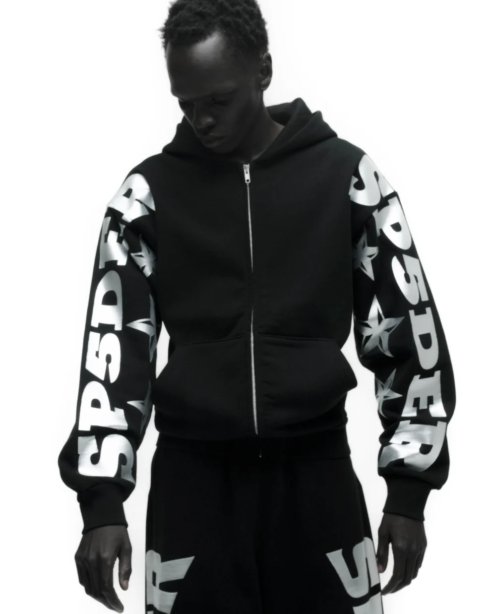 Spider MX555 Black Hoodie