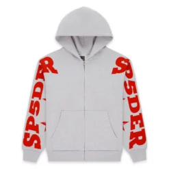 Spider MX555 Zip Grey Hoodie
