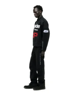 Spider Motorsport Denim Black Jacket