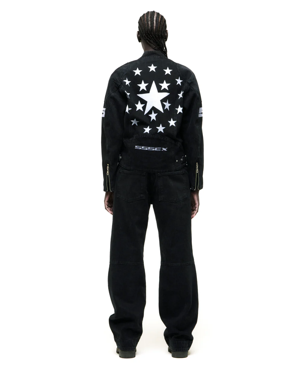 Spider Motorsport Denim Jacket Back