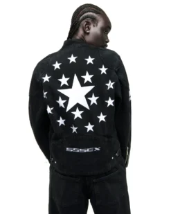 Spider Motorsport Denim Jacket Black for Women