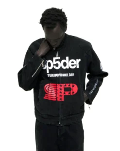 Spider Motorsport Denim Jacket Men