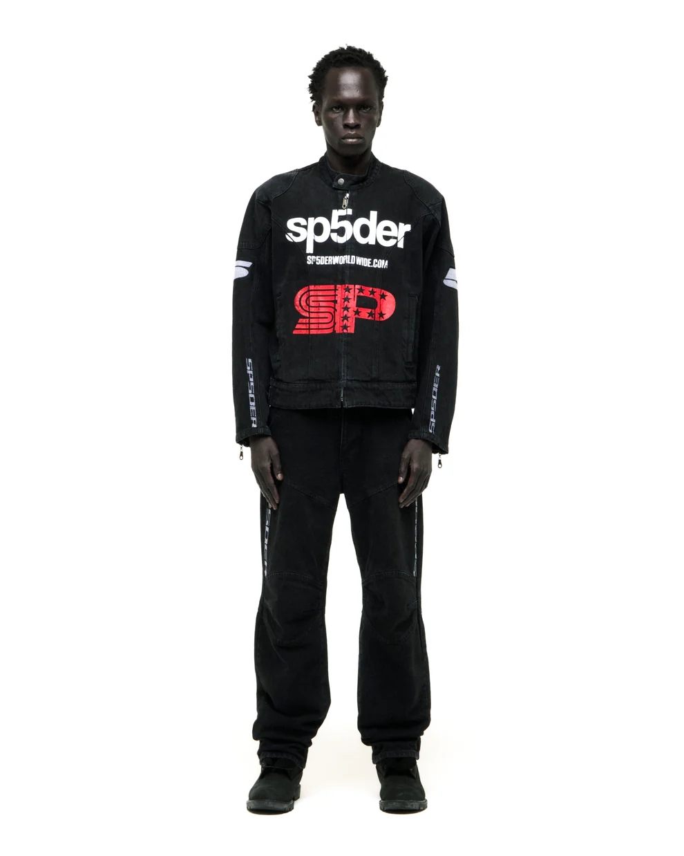 Spider Motorsport Denim Jacket for Men