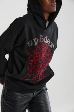 Spider OG Rhinestone Logo Hoodie