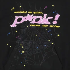 Spider PNK Hoodie Black