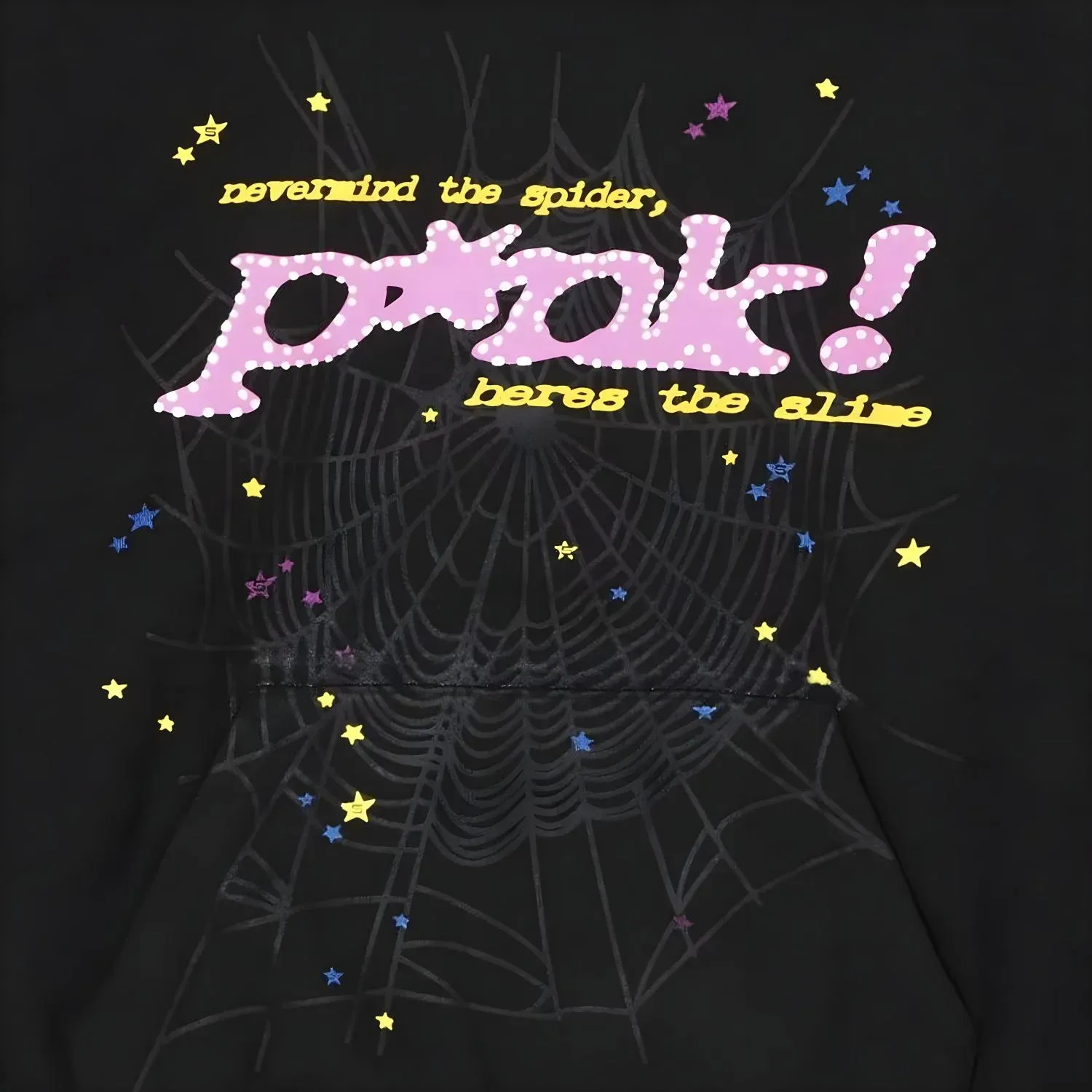 Spider PNK Hoodie Black