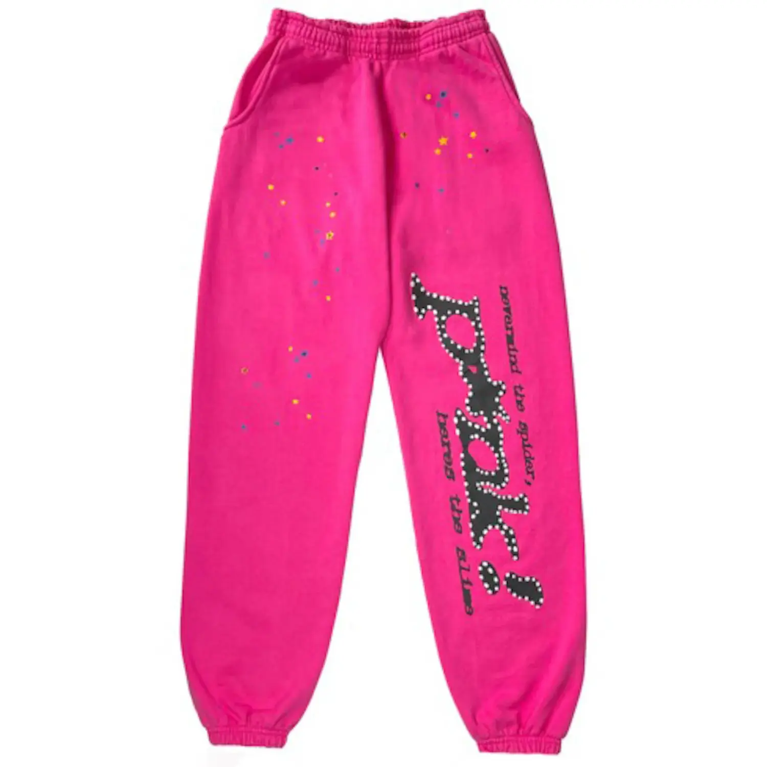 Spider PUNK Pink Sweatpants