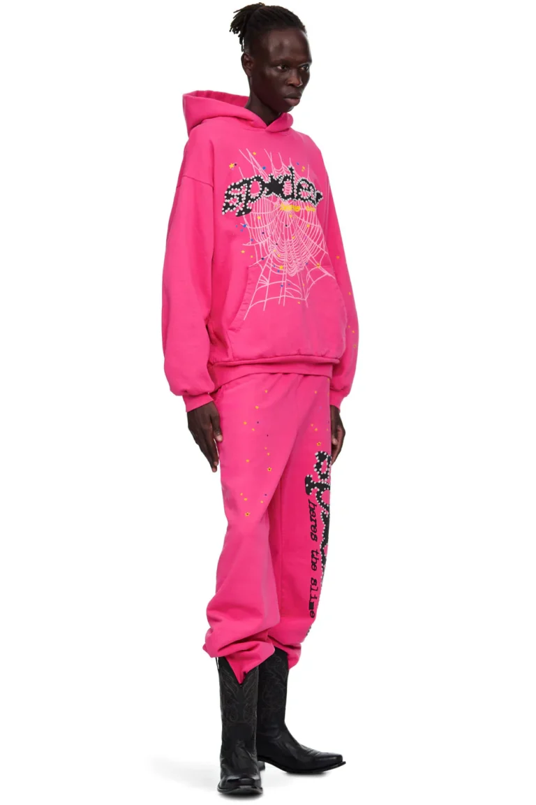 Spider Pink Sweatpants V2