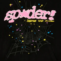 Spider Punk Black Hoodies