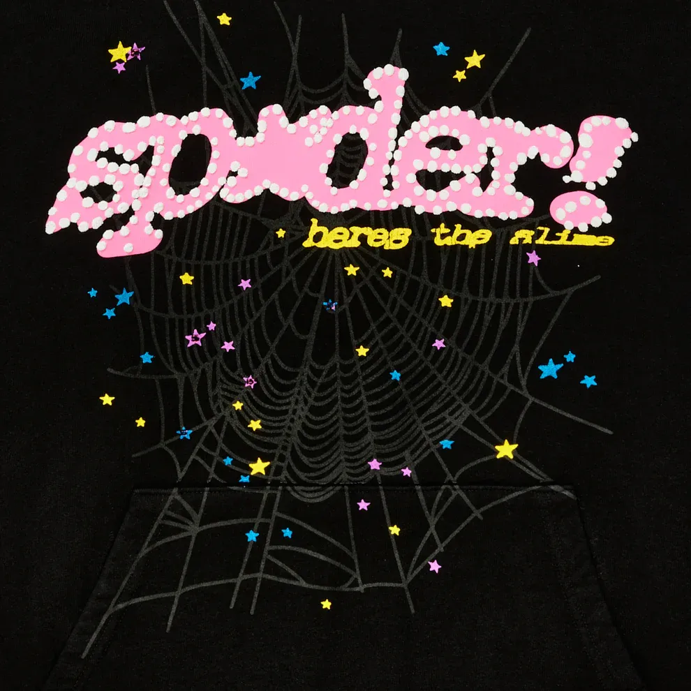Spider Punk Black Hoodies