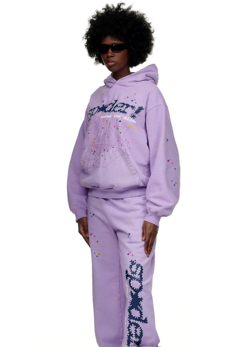 Spider Purple Hoodie Acai