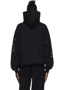 Spider Web Black Hoodie