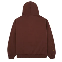 Spider Web Brown Hoodies