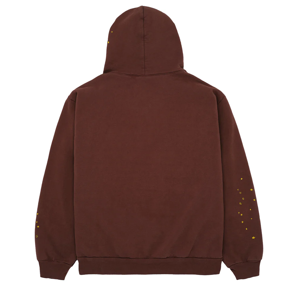 Spider Web Brown Hoodies