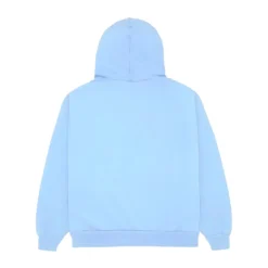 Spider Web Sky Blue Hoodie