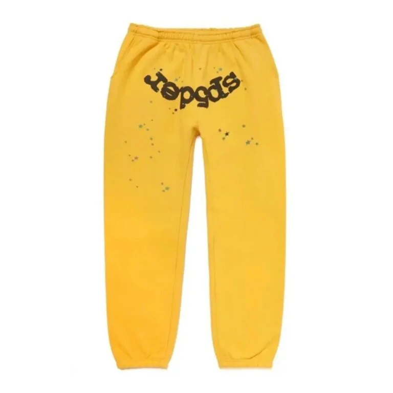Spider Websuit Yellow Sweatpants