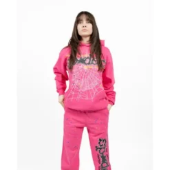 V2 Spider Pink Sweatpants