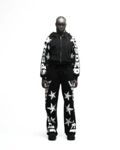 Women Black Spider MX555 Zip-up Hoodie