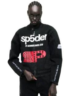 Women Spider Motorsport Denim Jacket
