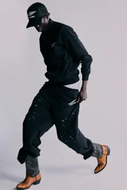 Sp5der PRO Black WIND PANT