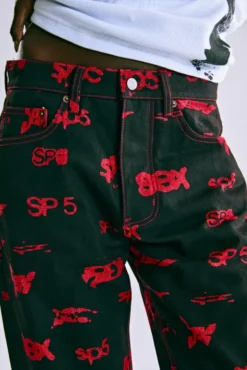 Spider 5EX AOP Black Denim Pant