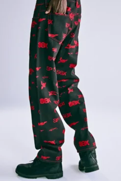 Spider 5EX AOP Black Pant DENIM