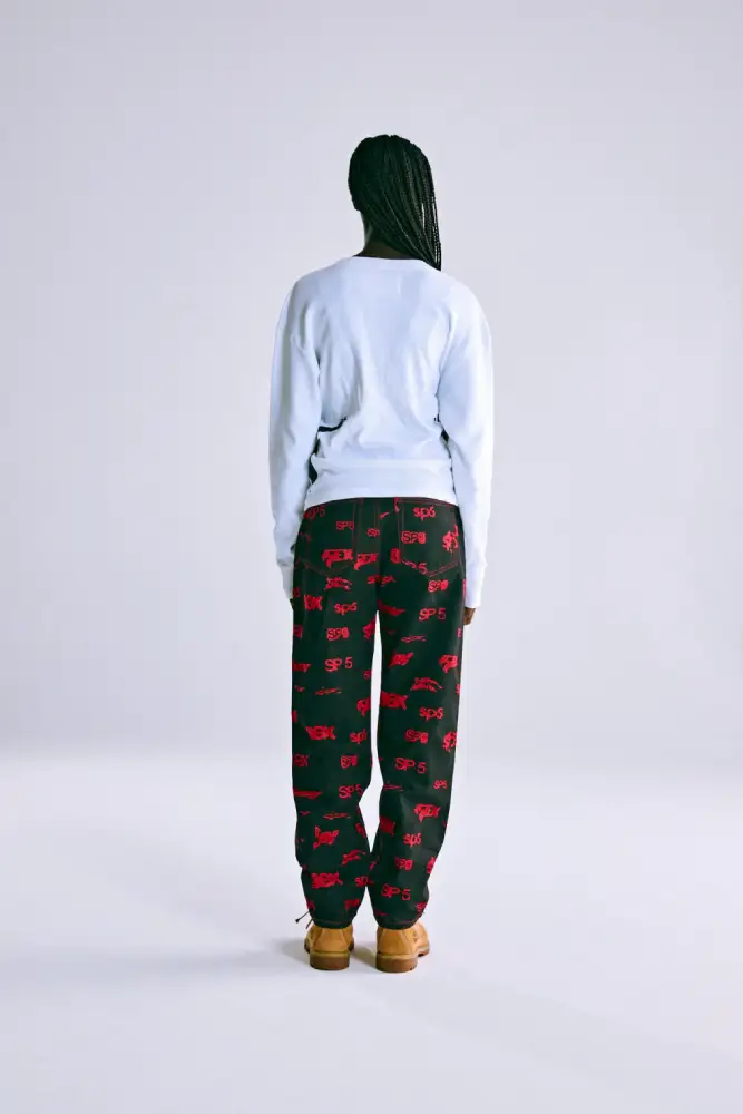 Spider 5EX AOP Black Pants DENIM