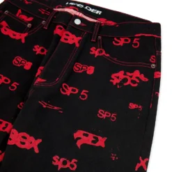 Spider 5EX AOP DENIM Black Pants