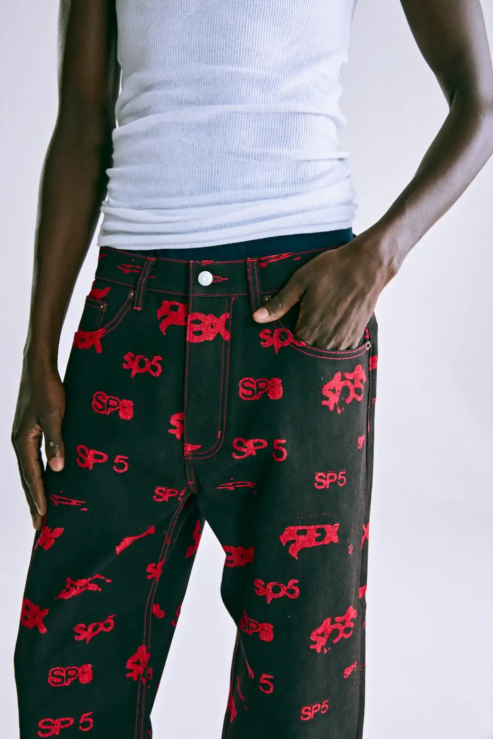 Spider 5EX Black Pant AOP DENIM